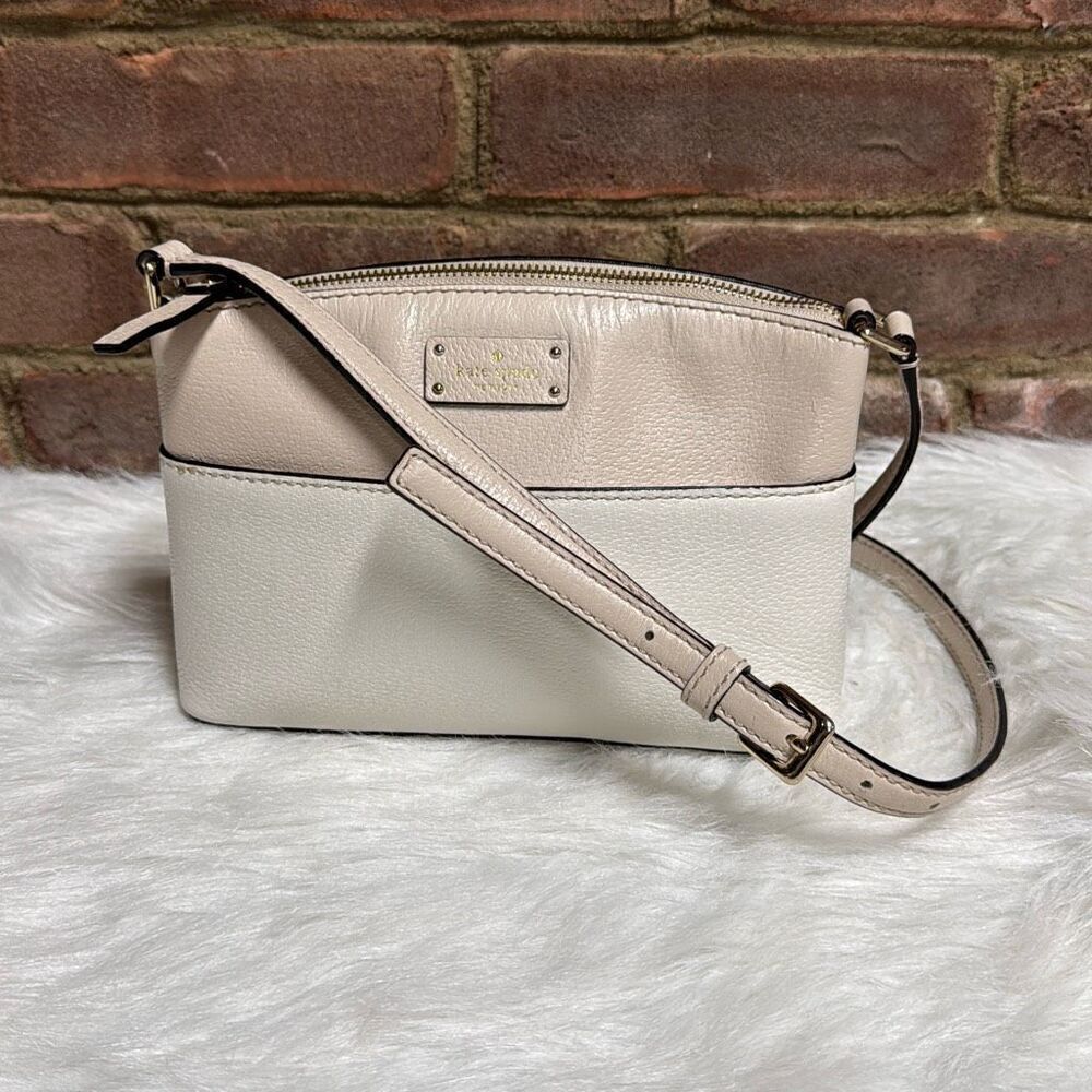 Kate Spade Women’s Grove Street Millie Cream & Tan Crossbody Bag